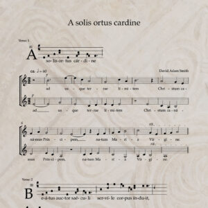 A solis ortus cardine S/A PDF Score