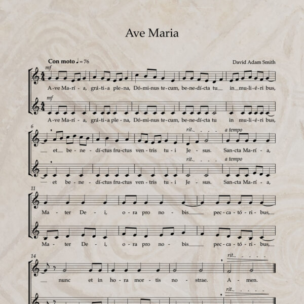 Ave Maria S/A PDF Score