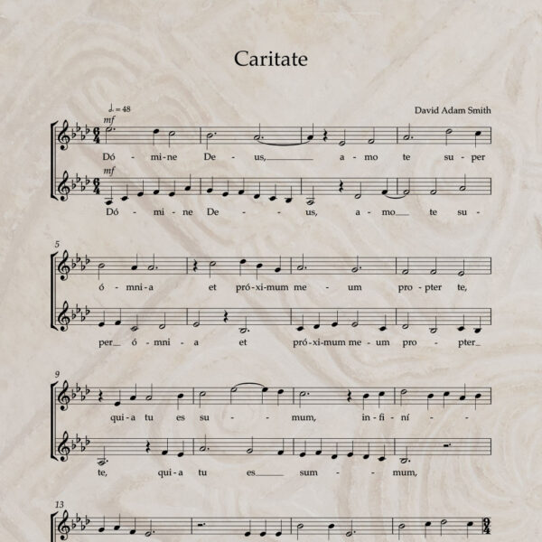 Caritate S/A PDF Score