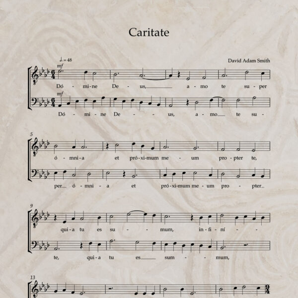 Caritate T/B PDF Score
