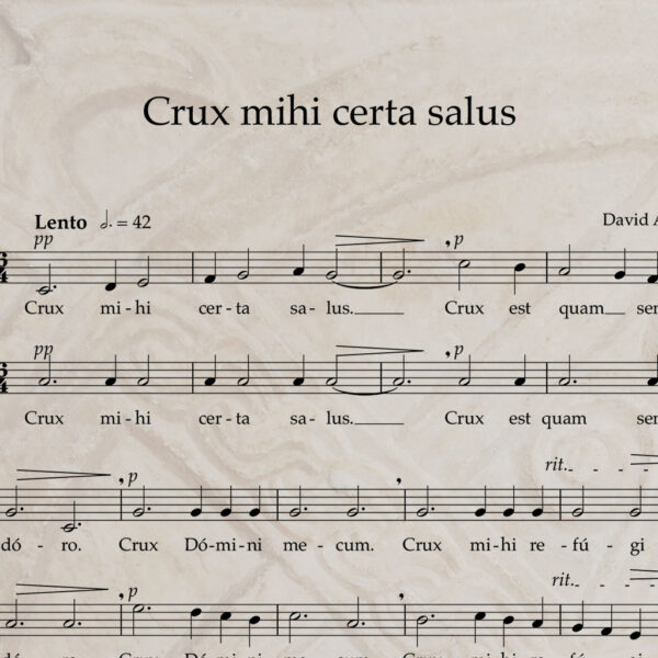 Crux mihi certa salus T/B PDF Score