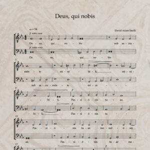 Deus, qui nobis T/B PDF Score