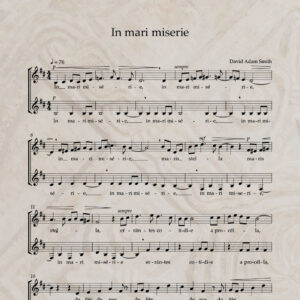 In mari miserie S/A PDF Score