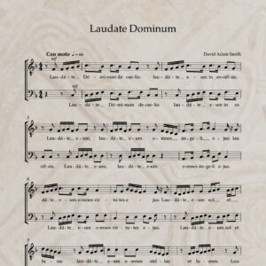 Laudate Dominum T/B PDF Score