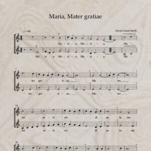 Maria, Mater Gratiae S/A PDF Score