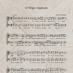 O Virgo virginum T/B PDF Score