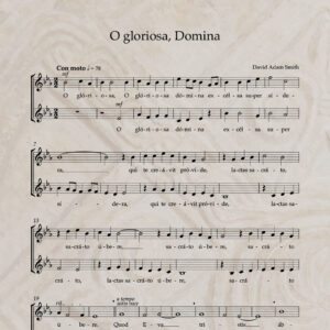 O gloriosa, Domina S/A PDF Score