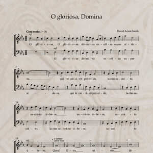 O gloriosa, Domina T/B PDF Score