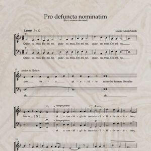 Pro defuncta nominatim T/B PDF Score
