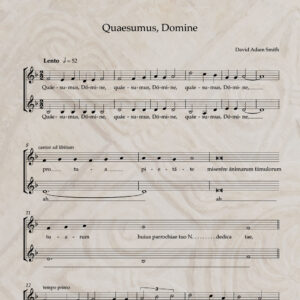 Quaesumus, Domine S/A PDF Score