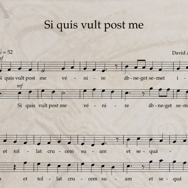 Si quis vult post me T/B PDF Score