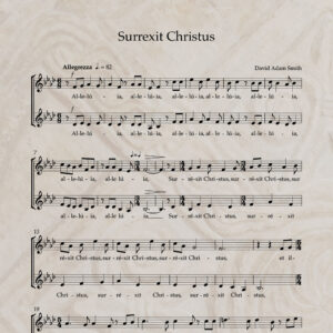 Surrexit Christus S/A PDF Score