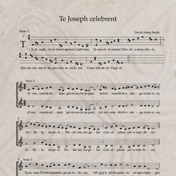 Te Joseph celebrent S/A PDF Score