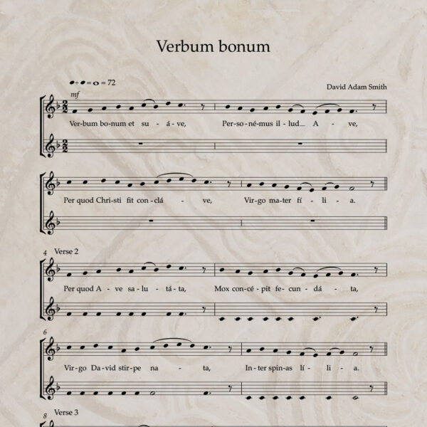 Verbum bonum S/A PDF Score