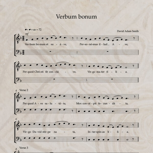 Verbum bonum T/B PDF Score