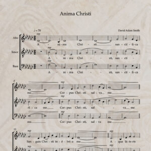 Anima Christi ATB PDF Score
