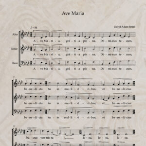Ave Maria ATB PDF Score