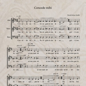 Concede mihi ATB PDF Score