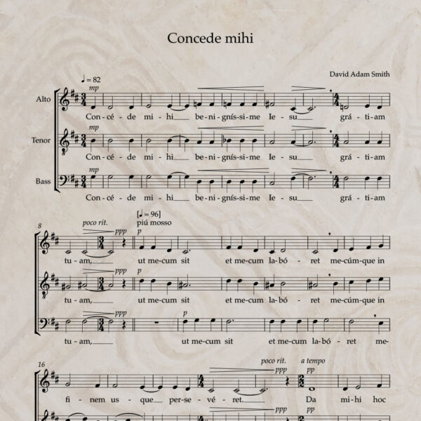 Concede mihi ATB PDF Score