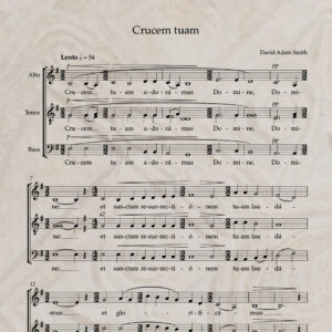 Crucem tuam ATB PDF Score