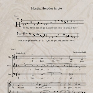Hostis, Herodes impie ATB PDF Score