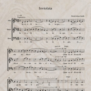 Inviolata ATB PDF Score