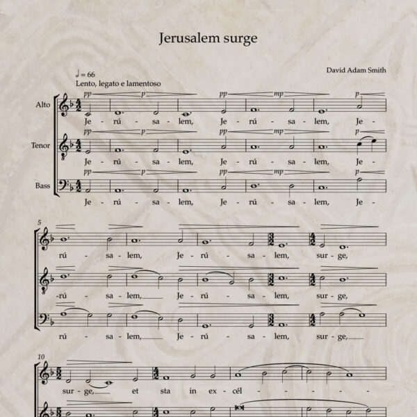Jerusalem surge ATB PDF Score