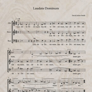 Laudate Dominum ATB PDF Score