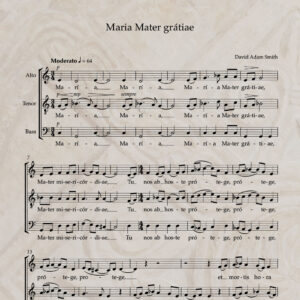 Maria mater grátiae ATB PDF Score