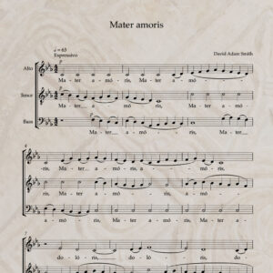 Mater amoris ATB PDF Score