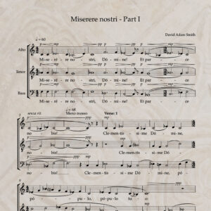 Miserere nostri - Part I ATB PDF Score