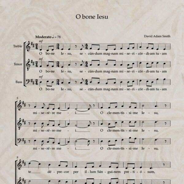 O bone Iesu ATB PDF Score
