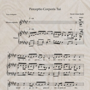 Perceptio Corporis tui PDF Score