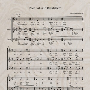 Puer natus in Bethlehem ATB PDF Score