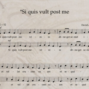Si quis vult post me S/A PDF Score