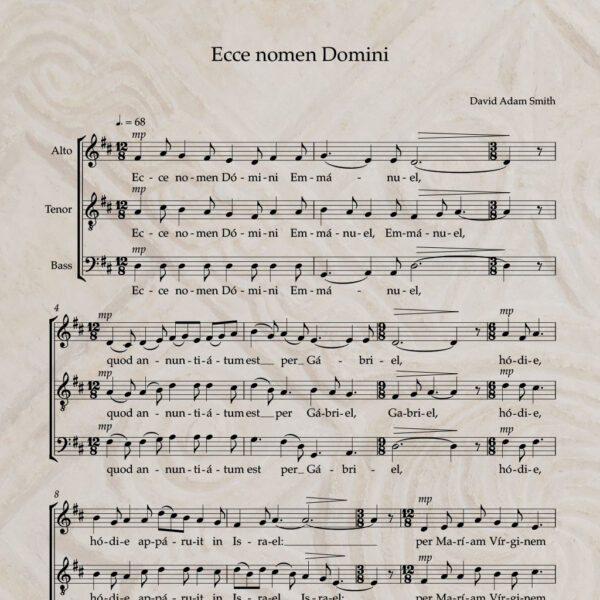 Ecce Nomen Domini pdf preview