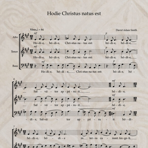 Hodie Christus Natus pdf preview