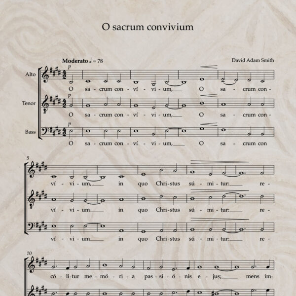 O Sacrum convivium pdf preview image